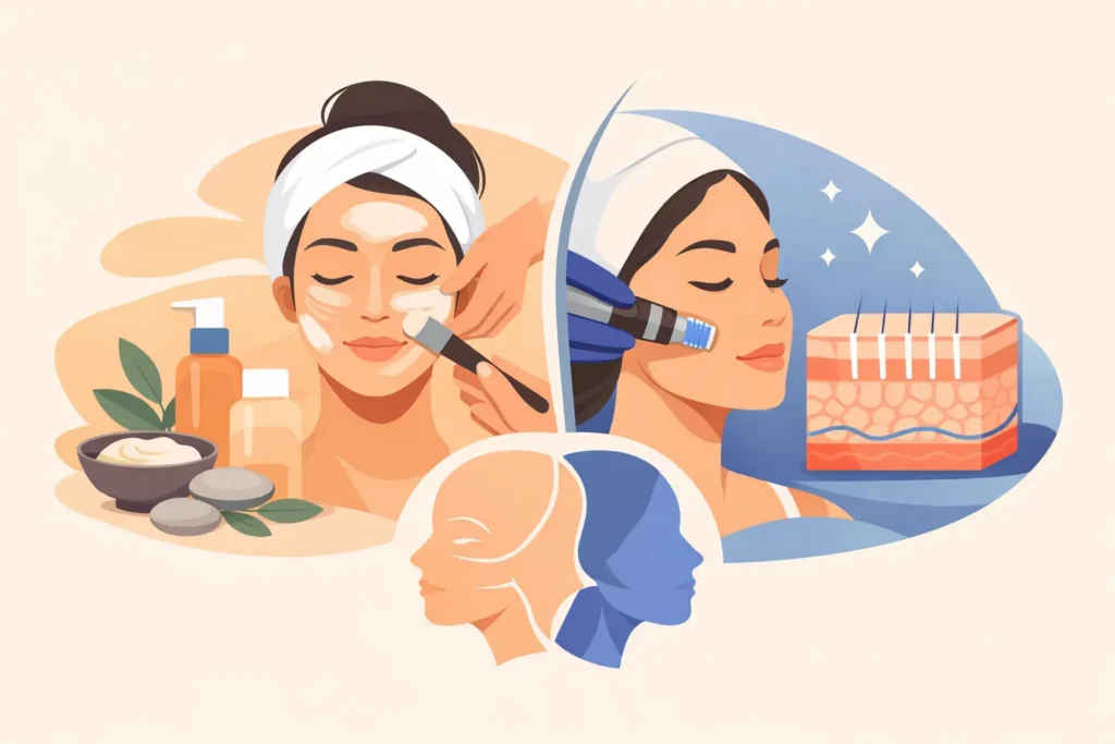 Facial or Microneedling for Fine Lines?